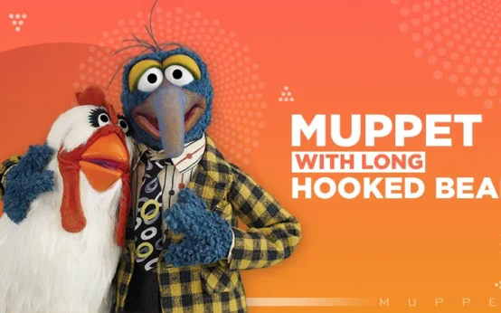 Muppet with Long Hooked Beak